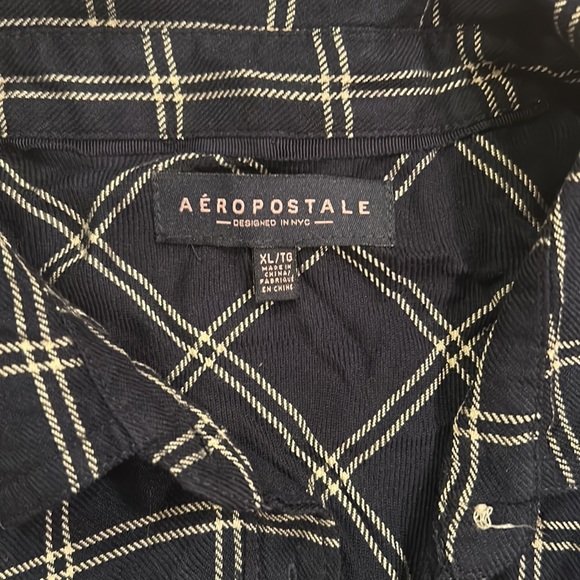 Aeropostale Plaid Button Up Shirt - Picture 3 of 4